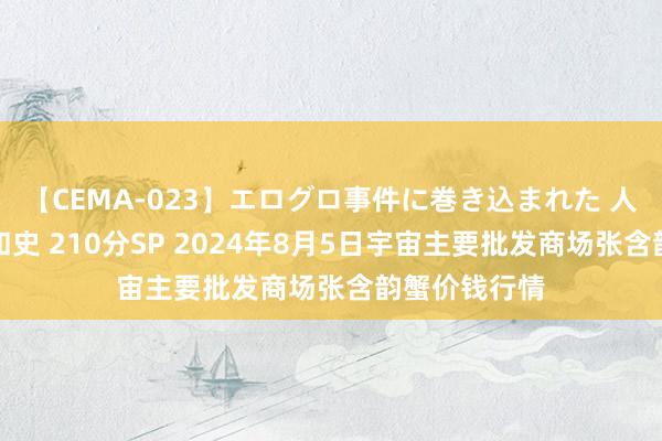 【CEMA-023】エログロ事件に巻き込まれた 人妻たちの昭和史 210分SP 2024年8月5日宇宙主要批发商场张含韵蟹价钱行情