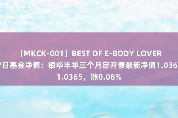 【MKCK-001】BEST OF E-BODY LOVERS 2008 8月7日基金净值：银华丰华三个月定开债最新净值1.0365，涨0.08%